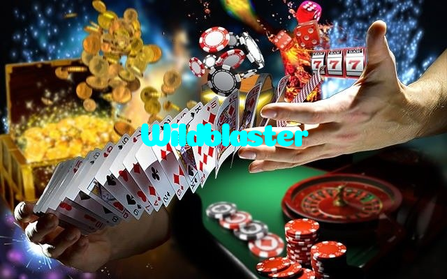 Wildblaster casino presented on mobile device in Pakistan with slots and live games